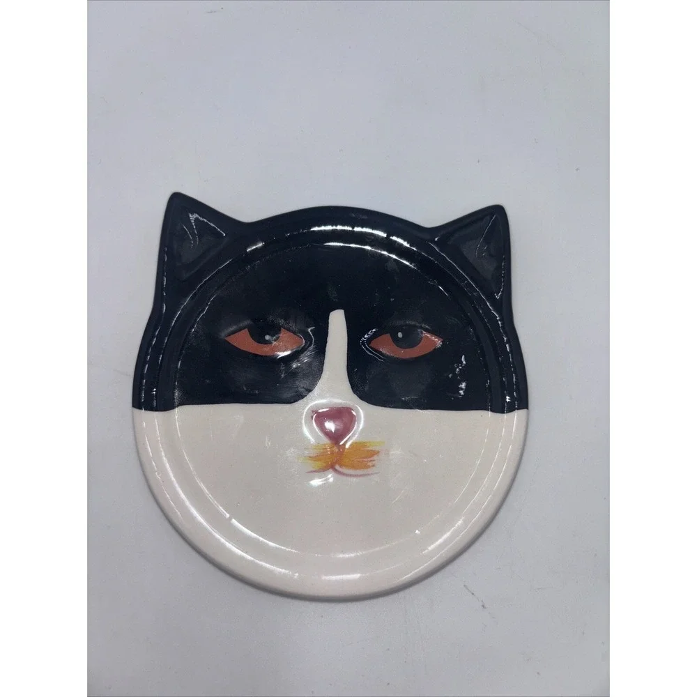 Cat Coasters/ Tea Bag Holders By Bandwagon 2001 Set Of 3